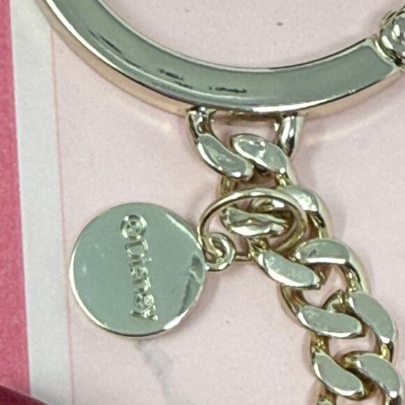 NWT Kate Spade New York x Disney Minnie Mouse Leather Bag Charm Gold Tone - Picture 9 of 11